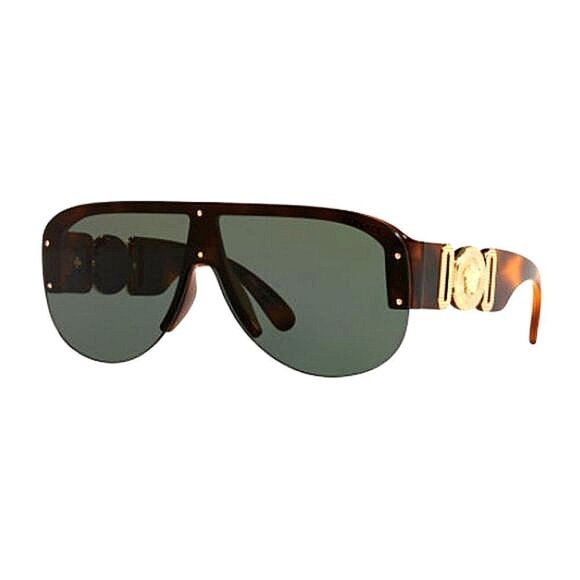 Versace Men's Havana Aviator 48 mm Sunglasses VE4391 531771